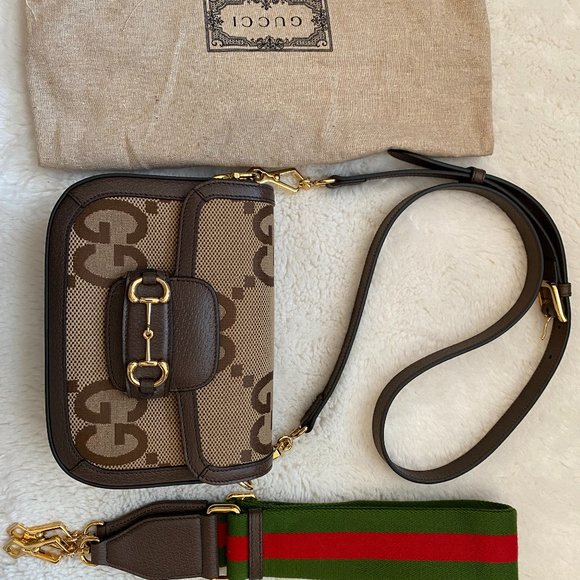 Gucci Horsebit 1955 Jumbo GG Bag - Picture 3 of 8